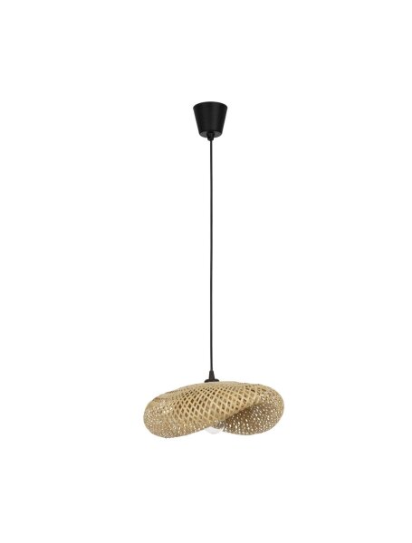 Hängelampe Boho Braun 42 x 32 cm E27 Bambus Metall