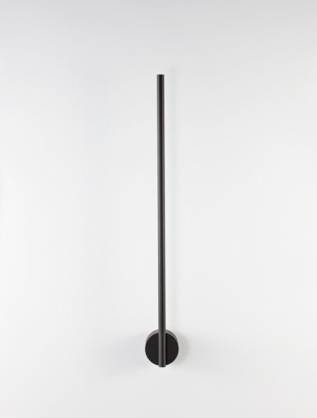LED Wandlampe schmal 60 cm Schwarz Aluminium warmweiß 700 lm