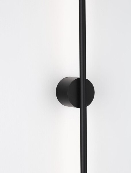 LED Wandlampe Bad IP44 schmal 90 cm Schwarz indirekt
