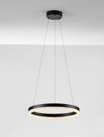 LED Kronleuchter Schwarz Ø 40 cm dimmbar...