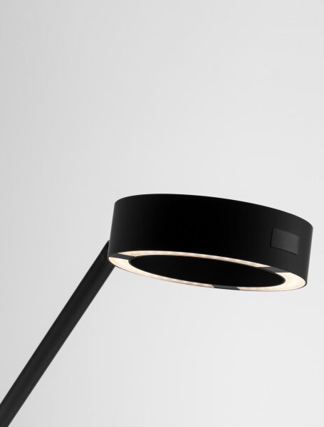 LED Stehlampe 170 cm Schwarz dimmbar 2 flammig warmweiß
