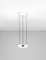 LED Hängelampe Weiß Ø 20 cm dimmbar...