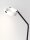 LED Tischlampe 57 cm Schwarz Weiß Touch Dimmer 2 flammig