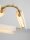 LED Hängeleuchte in Gold Creme Ø 63 cm dimmbar 3 flammig