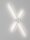 LED Wandleuchte Minimalistisch Weiß 60 cm breit indirekt
