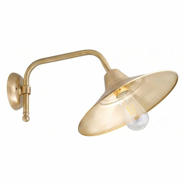 Messing Wandlampe Klassisch edel ANGELOS Flur