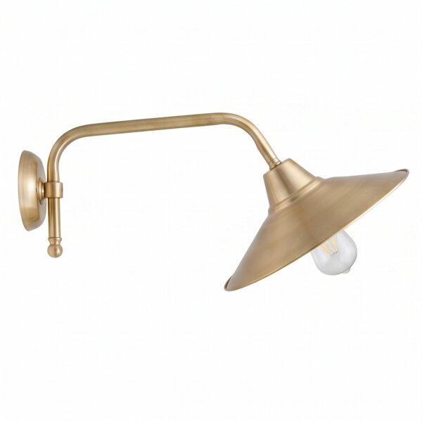 Messing Wandlampe Klassisch edel ANGELOS Flur