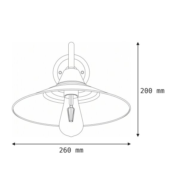 Messing Wandlampe Klassisch edel ANGELOS Flur