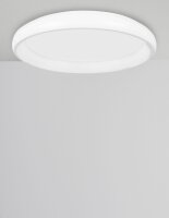 LED Deckenlampe Weiß Ø 61 cm dimmbar rund...