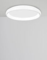 LED Deckenleuchte Weiß Ø 41 cm dimmbar rund...