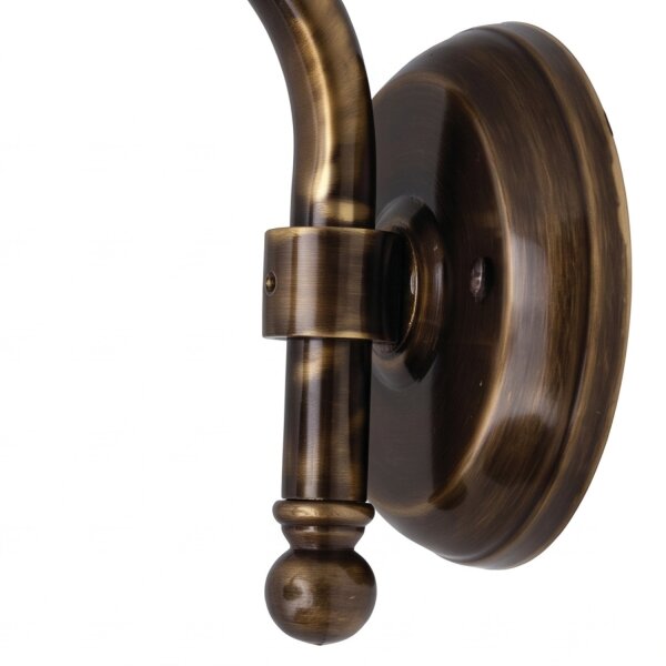 Wandlampe Antik echtes Messing rostfrei Ø26cm E27