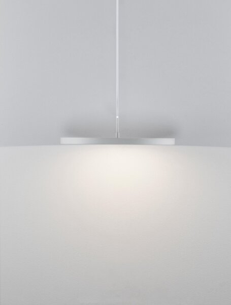 LED Pendelleuchte Ring Ø 40 cm Weiß dimmbar höhenverstellbar