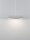 LED Pendelleuchte Ring Ø 40 cm Weiß dimmbar höhenverstellbar