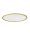 LED Deckenlampe flach Ø 60 cm in Gold dimmbar Farbwechsel