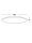 LED Deckenleuchte Schwarz Ø 60 cm dimmbar flach CCT 4661 lm