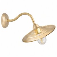 Messing Wandleuchte E27 Ø26cm Wohnzimmer Treppe