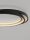 LED Deckenleuchte Schwarz Ø 44 cm dimmbar Ring 3 flammig
