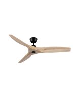 Deckenventilator Fernbedienung Ø 132 cm Schwarz...