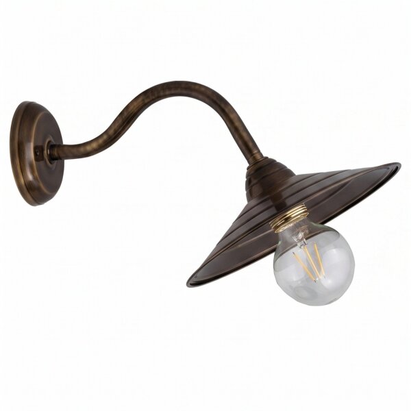 Kleine Wandlampe Messing Klassisch Antike Lampe