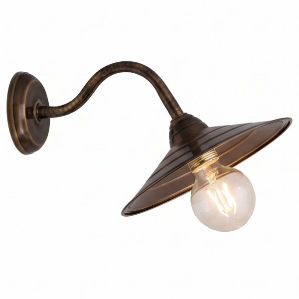 Kleine Wandlampe Messing Klassisch Antike Lampe