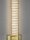 LED Wandlampe schmal 60 cm in Gold Kristall neutralweiß