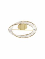 LED Deckenlampe Kristall &Oslash; 60 cm dimmbar in Gold...
