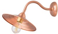 Wandleuchte ANGELOS Kupfer Echt-Messing edel E27