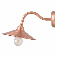 Wandleuchte ANGELOS Kupfer Echt-Messing edel E27