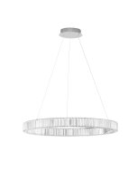 LED Pendelleuchte in Chrom &Oslash; 80 cm dimmbar h&ouml;henverstellbar