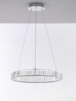 LED Hängeleuchte Ø 60 cm in Chrom dimmbar...