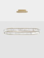 LED Hängelampe 92 cm lang in Gold dimmbar...