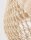Hängelampe Boho Schwarz Beige 24 cm breit E27 Rattan Metall