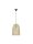 Hängeleuchte Schwarz Beige 30 cm breit E27 höhenverstellbar