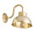 Wandlampe mit Schirm Messing E27 Flur Wohnzimmer