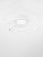 LED Deckenlampe rund Ø 80 cm Weiß dimmbar...