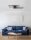 LED Deckenlampe 90 x 67 cm Schwarz dimmbar flach 3 flammig