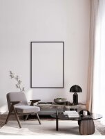 Nachttischlampe E27 41 cm Schwarz FARON Aluminium Modern