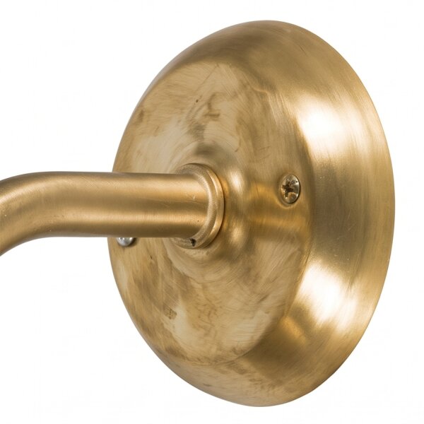 Premium Wandleuchte Messing massiv E27 Wohnzimmer