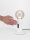 LED Nachttischlampe rund 30 cm Weiß dimmbar warmweiß Kugel