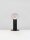 LED Tischlampe Schwarz 30 cm dimmbar rund warmweiß Kugel