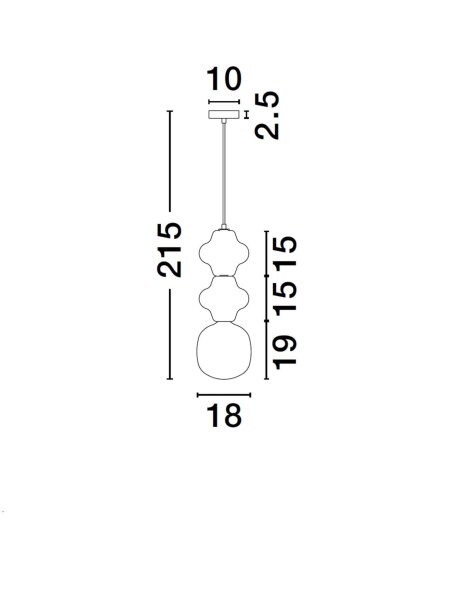 Hängeleuchte Weiß Rosa 18 cm breit E14 höhenverstellbar