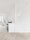 LED Wandleuchte Minimalistisch Schwarz 61 cm hoch schmal