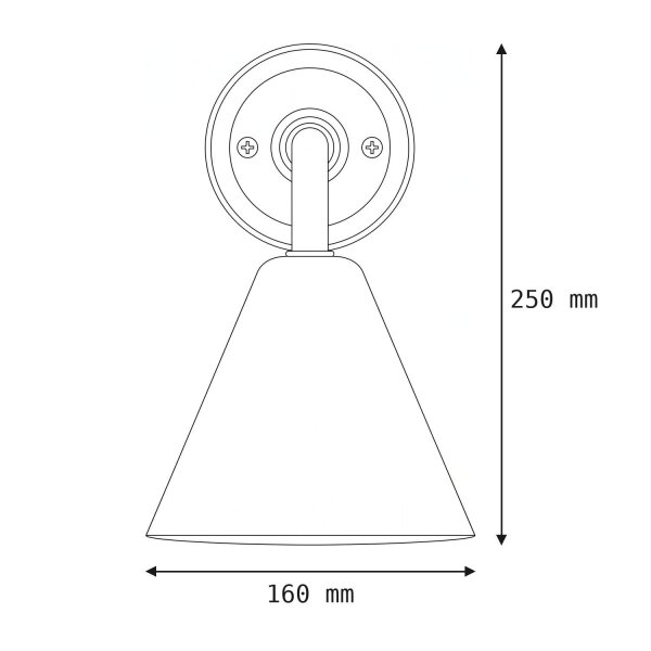 Stilvolle Wandlampe DANAE Messing Flur Wohnzimmer