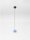 LED Hängelampe Schwarz Blau Ø 9,6 cm schmal warmweiß Up Down