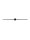 LED Wandlampe Bad schmal IP44 90 cm hoch Schwarz warmweiß