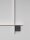 LED Wandleuchte Minimalistisch Schwarz 80 cm breit dimmbar