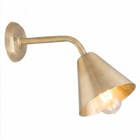 Wandlampe Schirm Messing Klassisch edel DANAE