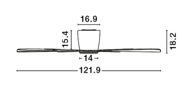 Deckenventilator Weiß Ø 122 cm Fernbedienung GODWIN Modern