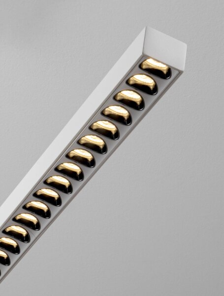 LED Hängeleuchte Weiß 159 cm lang dimmbar höhenverstellbar