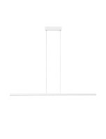 LED H&auml;ngeleuchte Wei&szlig; 159 cm lang dimmbar h&ouml;henverstellbar
